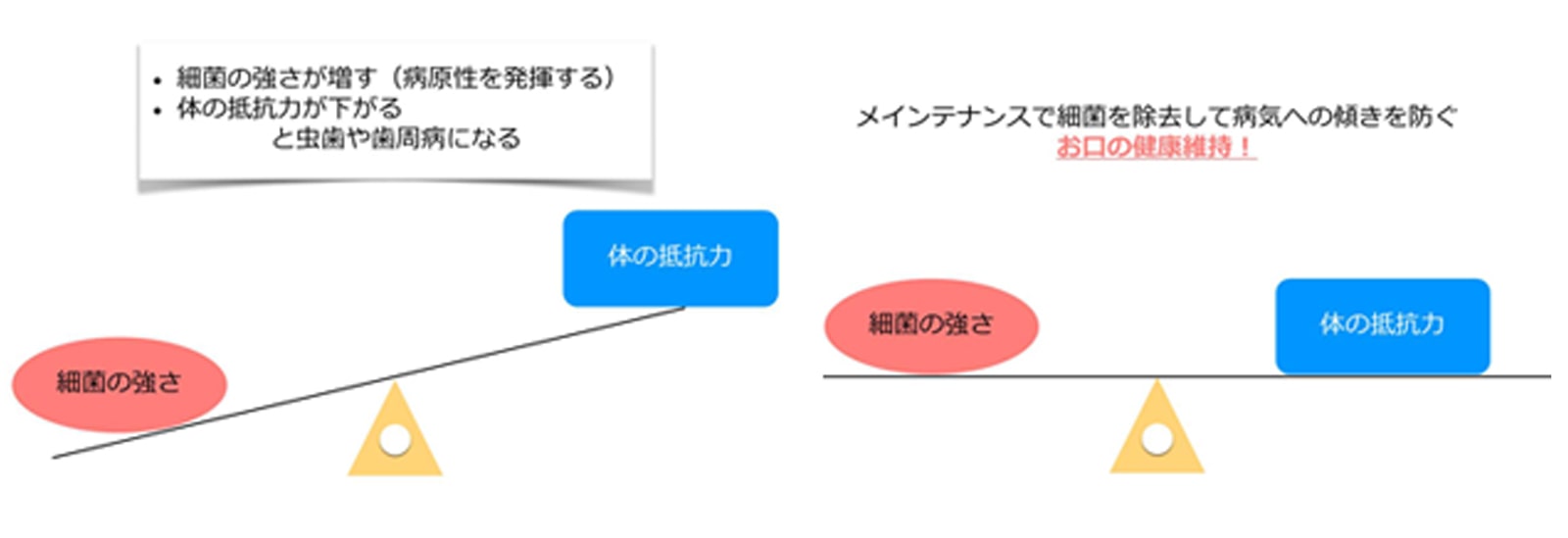 細菌の強さ、体の抵抗力